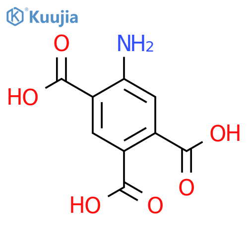 1,2,4-Benzenetricarboxylic acid, 5-amino- structure