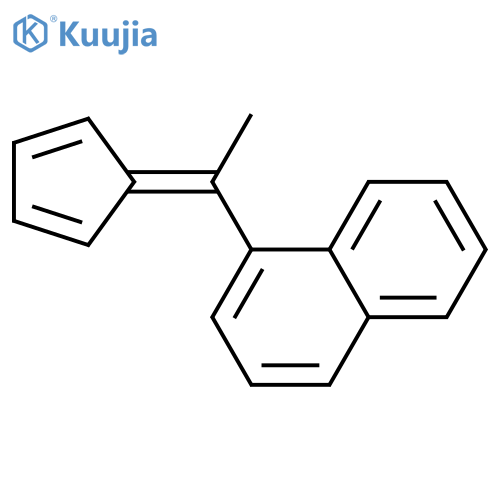 Naphthalene, [1-(2,4-cyclopentadien-1-ylidene)ethyl]- structure