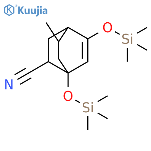 Bicyclo[2.2.2]oct-5-ene-2-carbonitrile,8-methyl-1,5-bis[(trimethylsilyl)oxy]- structure