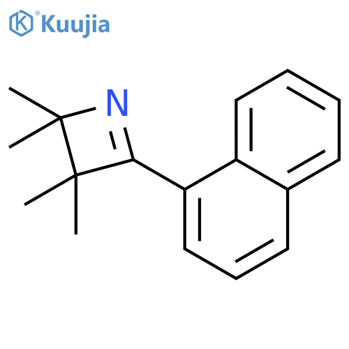 Azete, 2,3-dihydro-2,2,3,3-tetramethyl-4-(1-naphthalenyl)- structure