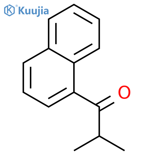 1-Propanone, 2-methyl-1-(1-naphthalenyl)- structure
