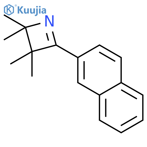 Azete, 2,3-dihydro-2,2,3,3-tetramethyl-4-(2-naphthalenyl)- structure