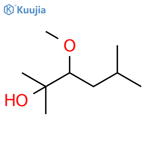2-Hexanol, 3-methoxy-2,5-dimethyl- structure