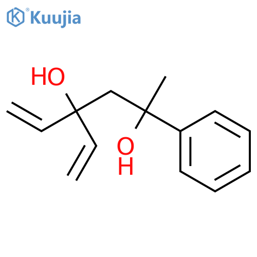 5-Hexene-2,4-diol, 4-ethenyl-2-phenyl- structure