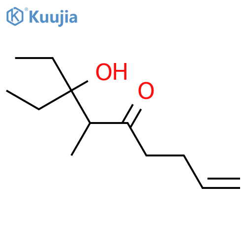 1-Nonen-5-one, 7-ethyl-7-hydroxy-6-methyl- structure