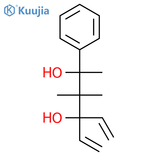 5-Hexene-2,4-diol, 4-ethenyl-3,3-dimethyl-2-phenyl- structure