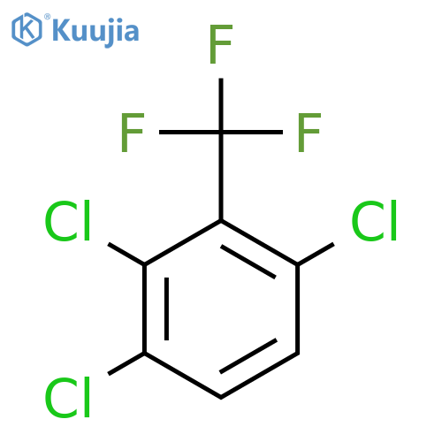 Benzene, 1,2,4-trichloro-3-(trifluoromethyl)- structure