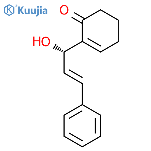2-CYCLOHEXEN-1-ONE, 2-[(1S,2E)-1-HYDROXY-3-PHENYL-2-PROPENYL]- structure