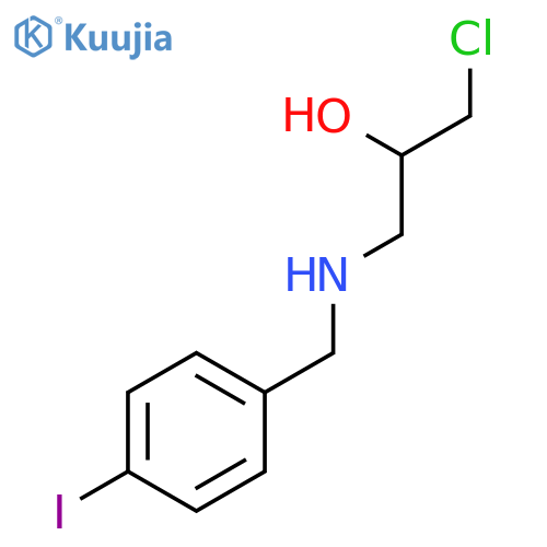 2-Propanol, 1-chloro-3-[(4-iodophenyl)methylamino]- structure