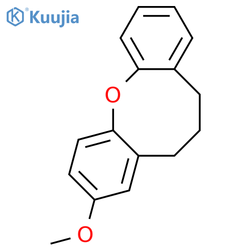 5H-DIBENZ[B,G]OXOCIN, 6,7-DIHYDRO-3-METHOXY- structure