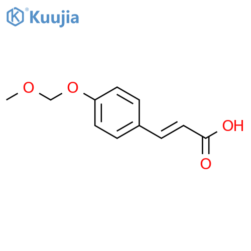 2-Propenoic acid, 3-[4-(methoxymethoxy)phenyl]-, (2E)- structure