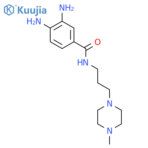 Benzamide, 3,4-diamino-N-[3-(4-methyl-1-piperazinyl)propyl]- structure
