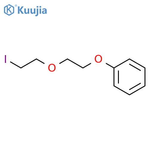 BENZENE, [2-(2-IODOETHOXY)ETHOXY]- structure