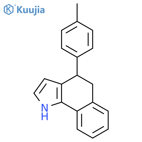 1H-BENZ[G]INDOLE, 4,5-DIHYDRO-4-(4-METHYLPHENYL)- structure
