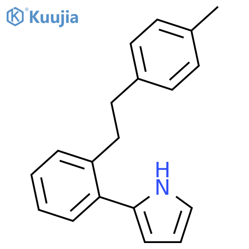 1H-PYRROLE, 2-[2-[2-(4-METHYLPHENYL)ETHYL]PHENYL]- structure