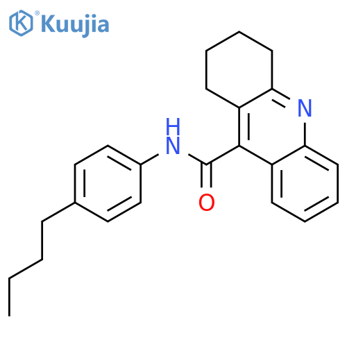 9-Acridinecarboxamide, N-(4-butylphenyl)-1,2,3,4-tetrahydro- structure