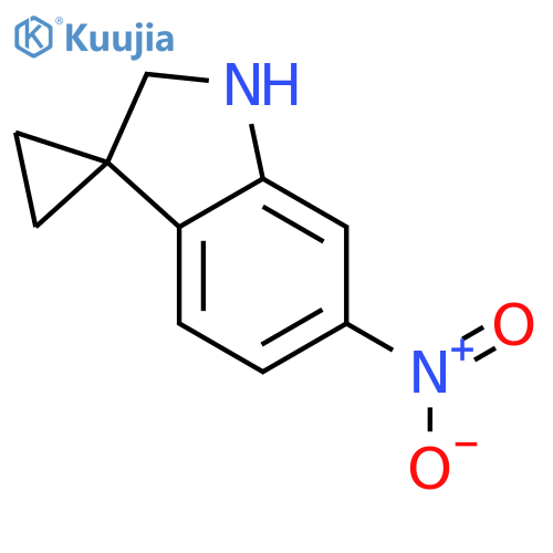 6'-nitro-1',2'-dihydrospiro[cyclopropane-1,3'-indole] structure