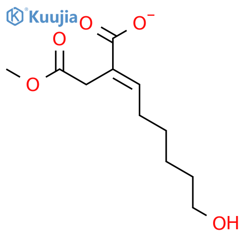 BUTANEDIOIC ACID, (6-HYDROXYHEXYLIDENE)-, 4-METHYL ESTER, (2E)- structure