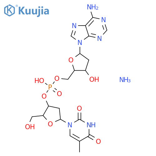 Thymidylyl-(3'-5')-2'-deoxyadenosine ammonium salt structure