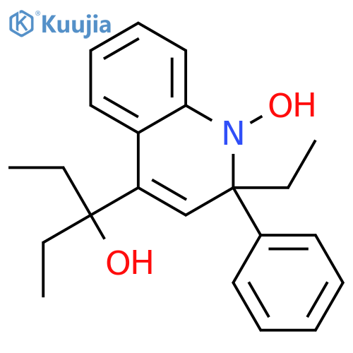 1(2H)-Quinolinyloxy, 2-ethyl-4-(1-ethyl-1-hydroxypropyl)-2-phenyl- structure
