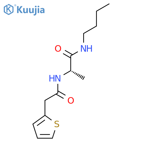 2-THIOPHENEACETAMIDE, N-[(1S)-2-(BUTYLAMINO)-1-METHYL-2-OXOETHYL]- structure