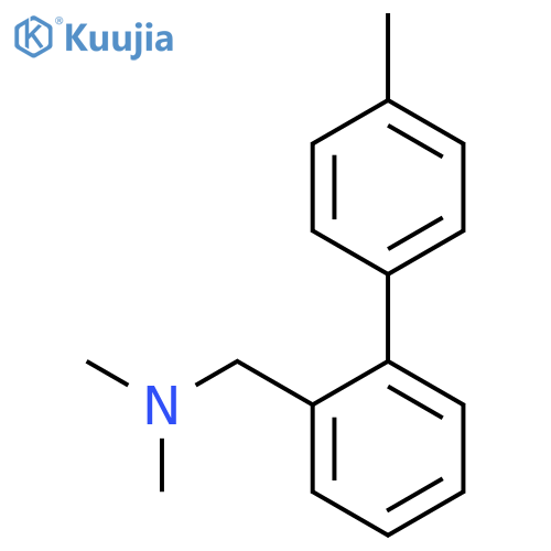 [1,1'-Biphenyl]-2-methanamine, N,N,4'-trimethyl- structure