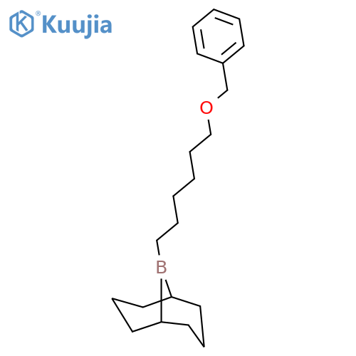 9-BORABICYCLO[3.3.1]NONANE, 9-[6-(PHENYLMETHOXY)HEXYL]- structure