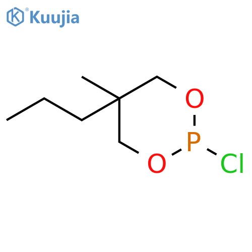 1,3,2-Dioxaphosphorinane, 2-chloro-5-methyl-5-propyl- structure