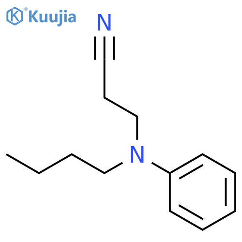 3-(Butyl(phenyl)amino)propanenitrile structure