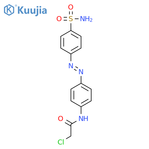 Acetamide, N-[4-[[4-(aminosulfonyl)phenyl]azo]phenyl]-2-chloro- structure