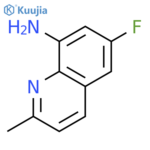 8-Quinolinamine, 6-fluoro-2-methyl- structure