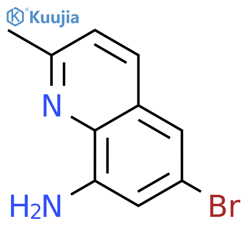 6-Bromo-2-methylquinolin-8-amine structure