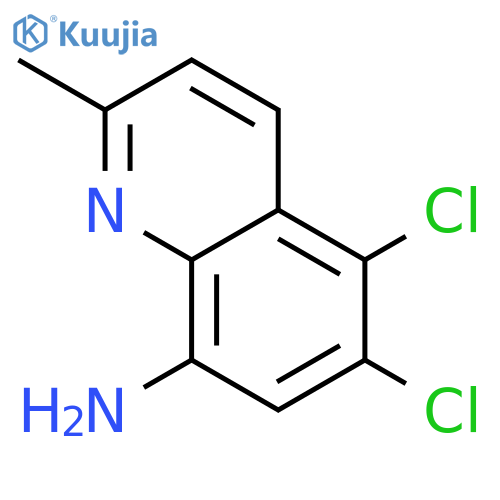 8-Quinolinamine, 5,6-dichloro-2-methyl- structure