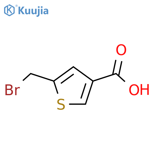 3-Thiophenecarboxylic acid, 5-(bromomethyl)- structure