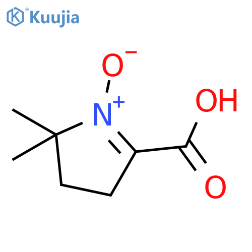 2H-Pyrrole-5-carboxylic acid, 3,4-dihydro-2,2-dimethyl-, 1-oxide structure
