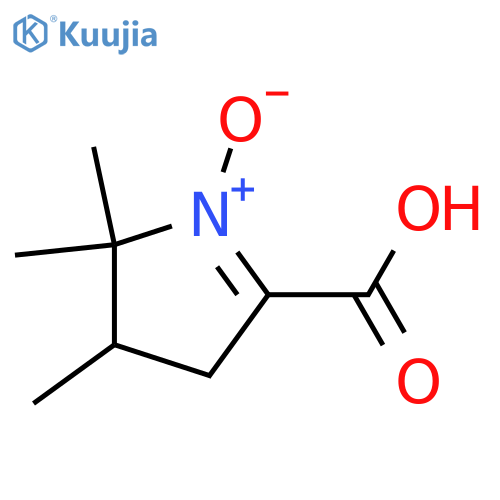 2H-Pyrrole-5-carboxylic acid, 3,4-dihydro-2,2,3-trimethyl-, 1-oxide structure