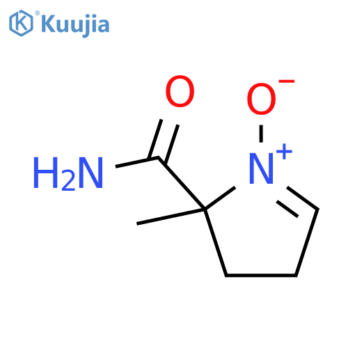 2H-Pyrrole-2-carboxamide, 3,4-dihydro-2-methyl-, 1-oxide structure
