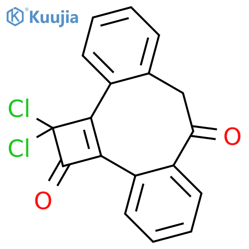 Dibenzo[a,e]cyclobuta[c]cyclooctene-1,8(2H,7H)-dione, 2,2-dichloro- structure