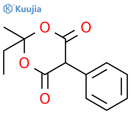 1,3-Dioxane-4,6-dione, 2-ethyl-2-methyl-5-phenyl- structure