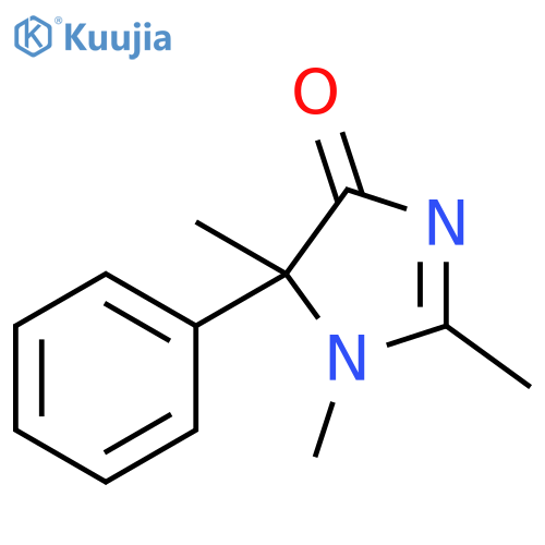 4H-Imidazol-4-one, 1,5-dihydro-1,2,5-trimethyl-5-phenyl- structure