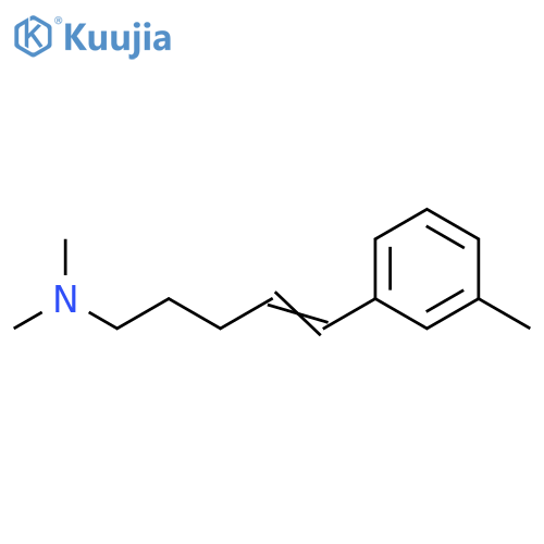 4-Penten-1-amine, N,N-dimethyl-5-(3-methylphenyl)- structure