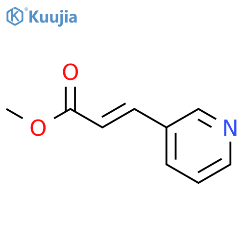 3-pyridineacrylic acid, methyl ester structure