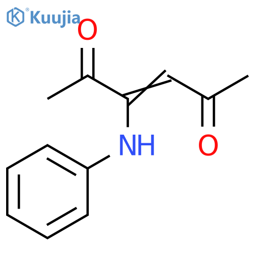 3-Hexene-2,5-dione, 3-(phenylamino)- structure