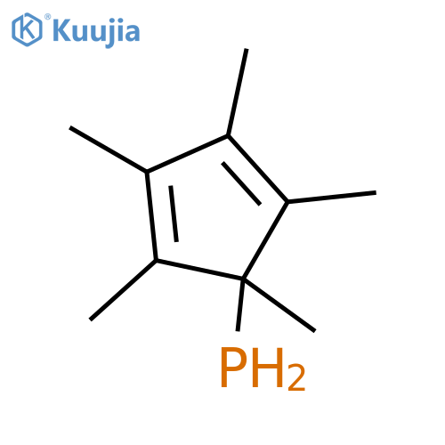 Phosphine, (1,2,3,4,5-pentamethyl-2,4-cyclopentadien-1-yl)- structure