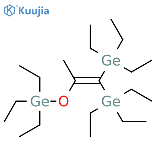 Germane, [2-[(triethylgermyl)oxy]-1-propenylidene]bis[triethyl- structure