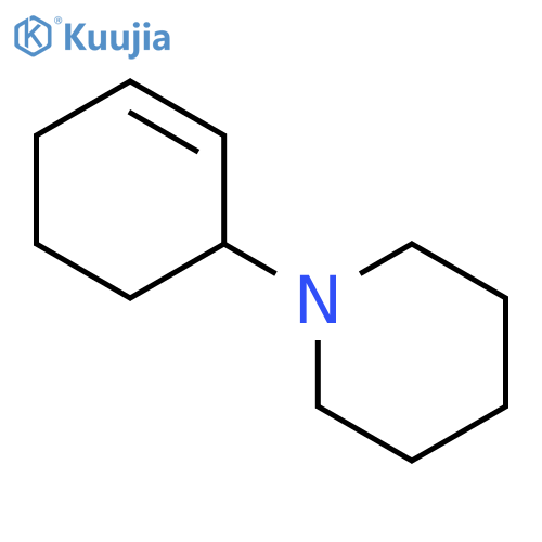 Piperidine,1-(2-cyclohexen-1-yl)- structure