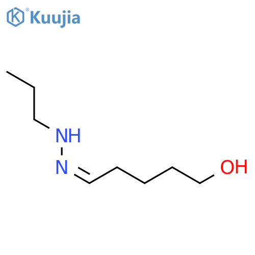 Pentanal, 5-hydroxy-, propylhydrazone, (Z)- structure