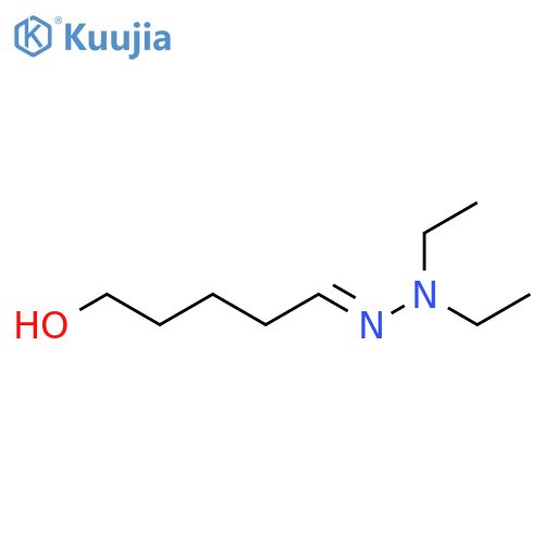 Pentanal, 5-hydroxy-, diethylhydrazone, (E)- structure