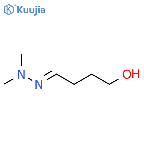 Butanal, 4-hydroxy-, dimethylhydrazone, (E)- structure