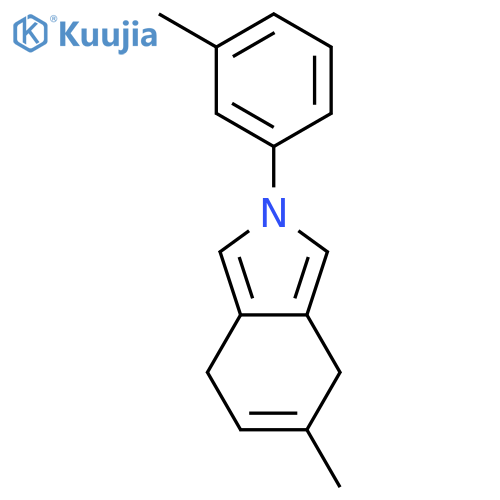 2H-Isoindole, 4,7-dihydro-5-methyl-2-(3-methylphenyl)- structure